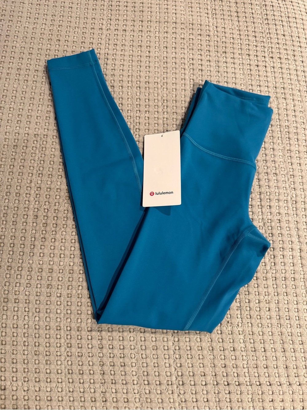 Lululemon Wunder train HR Hawaiian Blue Leggings -Size 4